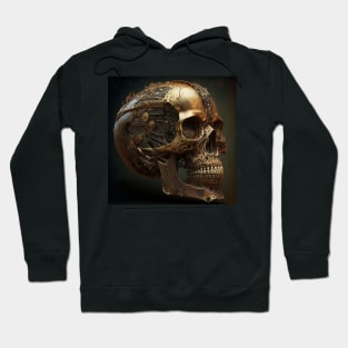 Steampunk copper skull Hoodie